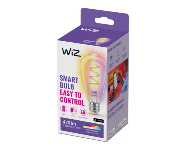WiZ Wi-Fi BLE ST64 E27 922-65 RGB CL 1PF/6 - 1182653 - zdjęcie 2